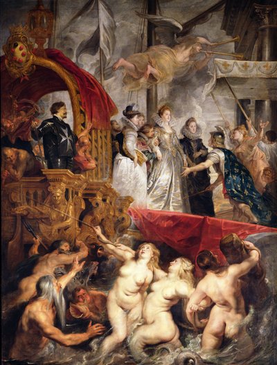 Die Ankunft von Marie de Medici in Marseille, 3. November 1600 von Peter Paul Rubens